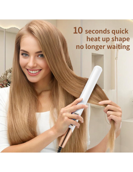 Plancha de Pelo Cerámica Brillo Terapia 1" con Aceite de Argán Plancha de Pelo Cerámica Brillo Terapia 1" con Aceite de Argán