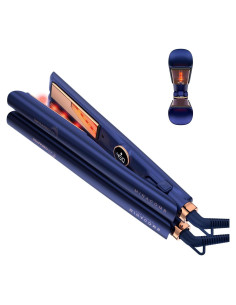 Plancha de Pelo Profesional MIRACOMB Titanio 1" Luz Infrarroja