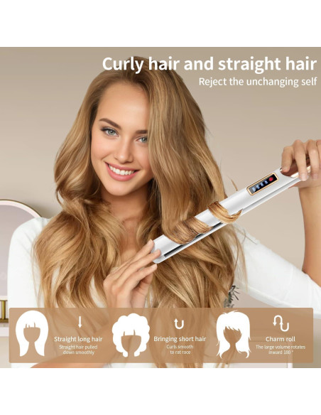 Plancha de Pelo Cerámica Brillo Terapia 1" con Aceite de Argán Plancha de Pelo Cerámica Brillo Terapia 1" con Aceite de Argán