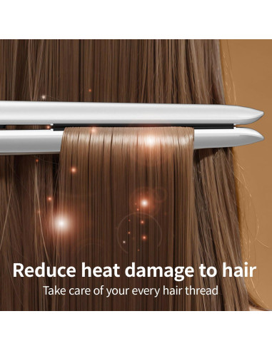 Plancha de Pelo Cerámica Brillo Terapia 1" con Aceite de Argán