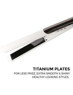 Plancha de Pelo Rozamor RZ620YT Titanio 1" Calentamiento Rápido 2