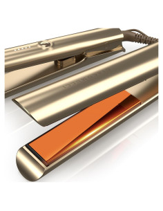 Plancha y Rizador de Cabello Giacomucci Titanelli 2 en 1 Dorado