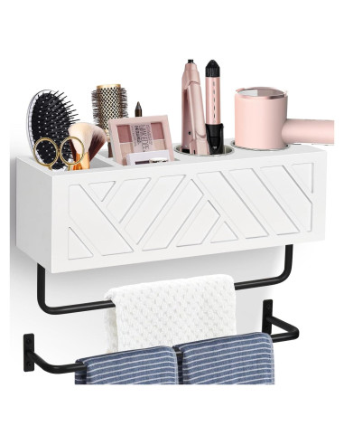 Organizador de Herramientas para el Cabello Jorkol Blanco con 2 Barras