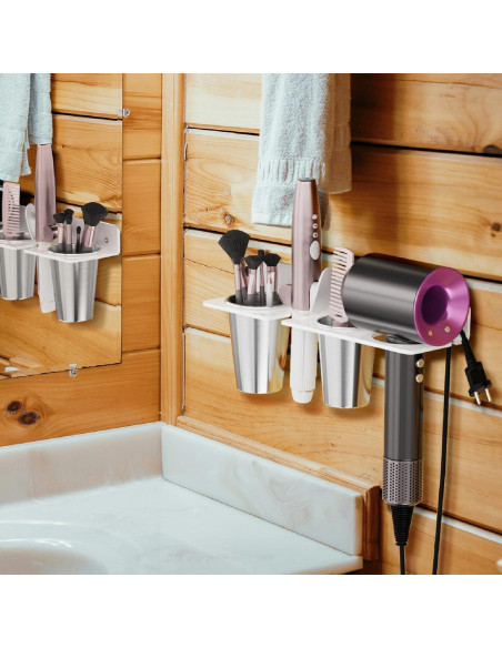 Organizador de Herramientas para el Cabello HIIMIEI Montaje en Pared