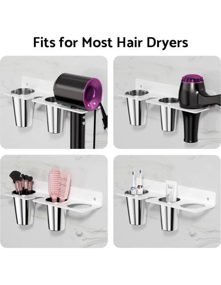 Organizador de Herramientas para el Cabello HIIMIEI Montaje en Pared