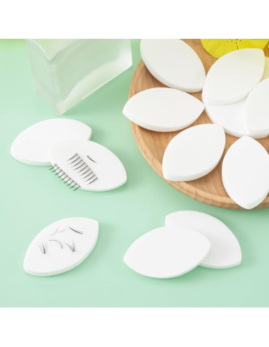 10 Esponjas de Pestañas para Práctica Isslly - Blanca