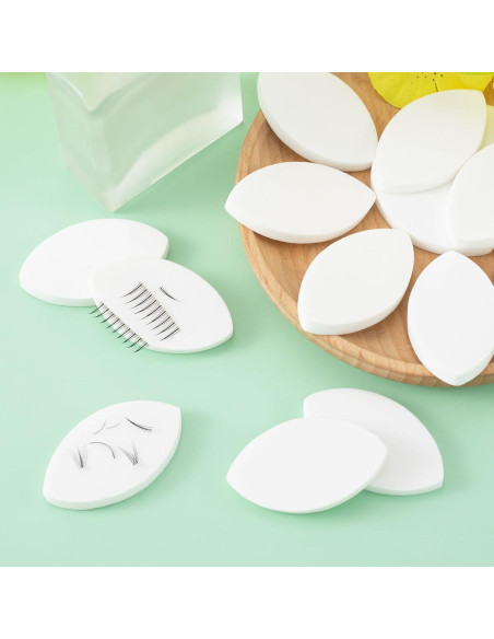 10 Esponjas de Pestañas para Práctica Isslly - Blanca