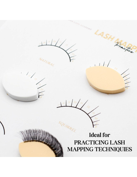 25 Esponjas de Práctica para Extensiones de Pestañas Mega Lash