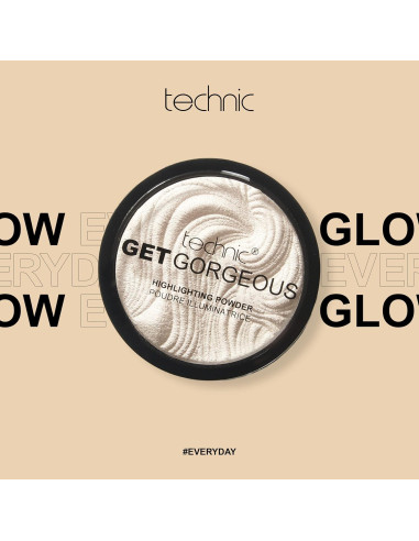 Polvo Iluminador Technic Get Gorgeous - Brillo Natural 6g