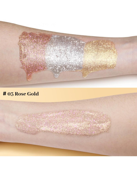 Iluminador Corporal Hidratante UCANBE Oro Rosa 03 91g