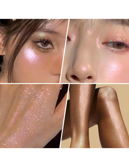 Iluminador Corporal Hidratante UCANBE Oro Rosa 03 91g