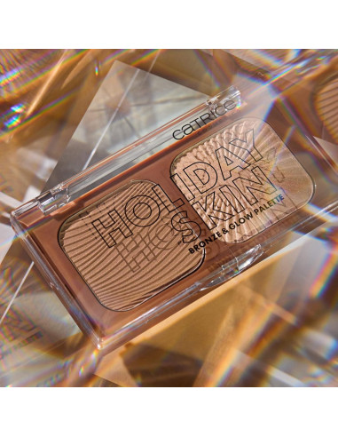 Paleta Bronceadora e Iluminadora Catrice Holiday Skin 42g