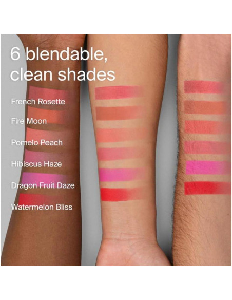 Colorete en Polvo Haus Labs French Rosette + Mascarilla ENTEL Blueberry