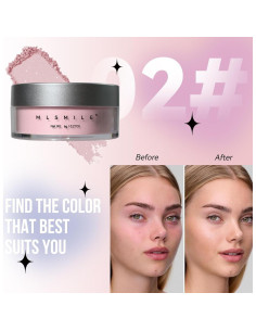 Polvo Fijador Brillante Rosa New Irven 6g - Acabado Larga Duración 2