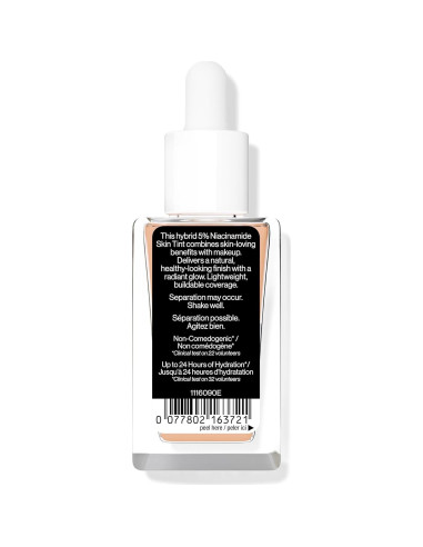 Base Tinte Piel Wet n Wild Bare Focus 5% Niacinamida Claro