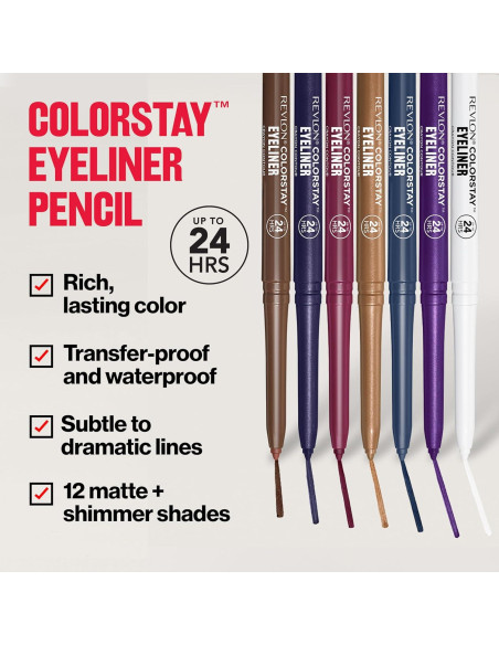 Lápiz de Ojos Impermeable Revlon ColorStay 205 Zafiro 0.28g