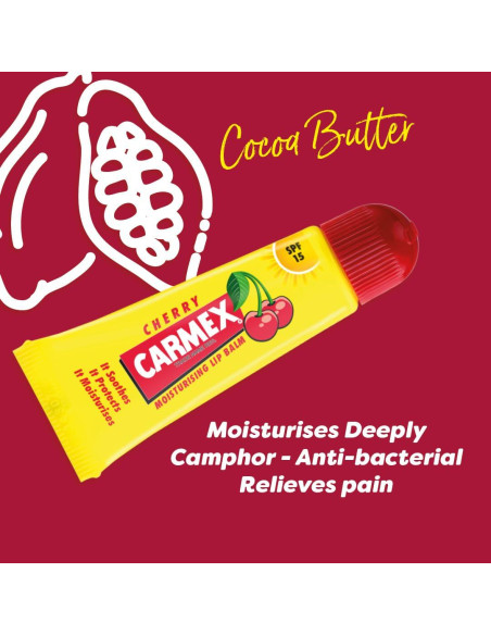 Bálsamo Labial Carmex Cereza SPF15 9.92g