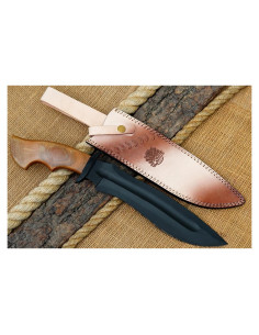Cuchillo Militar Gladius Crafts 43 cm con Funda de Cuero