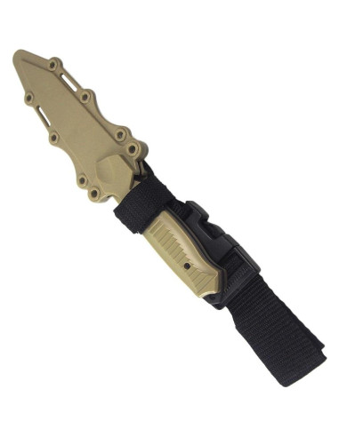 Cuchillo de Entrenamiento de Goma Táctico Tounlinx 30 cm con Funda