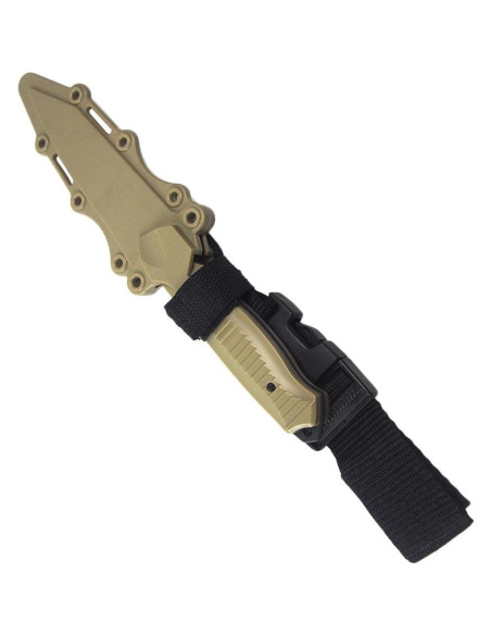 Cuchillo de Entrenamiento de Goma Táctico Tounlinx 30 cm con Funda