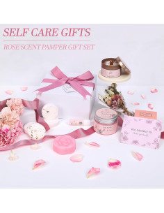 Set de Spa en Casa Rosa EXTALOW - Regalos para Mujeres 2
