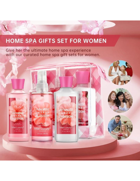 Kit de Spa Floral PP Beauty - Cuidado Corporal con Gel y Loción