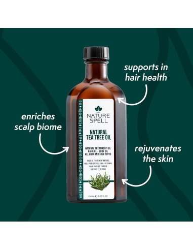 Aceite de Árbol de Té Nature Spell 150 ml - Cabello y Piel