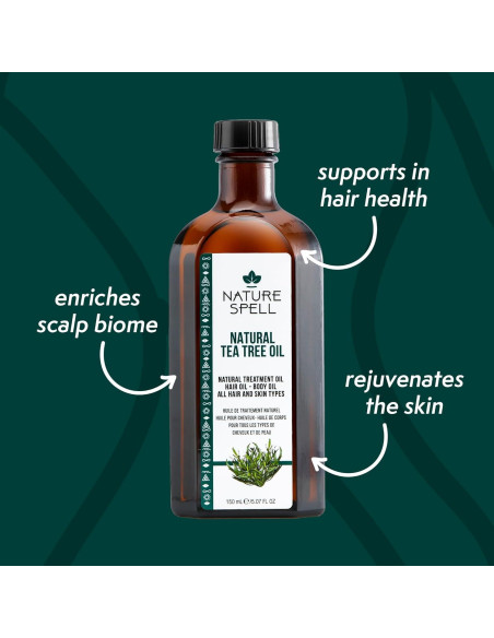 Aceite de Árbol de Té Nature Spell 150 ml - Cabello y Piel