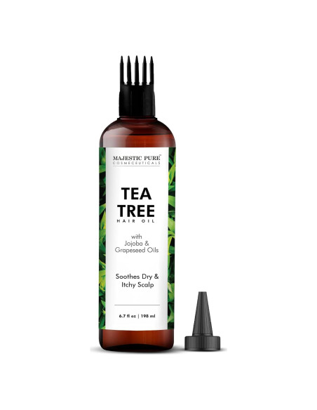 Aceite de Árbol de Té Majestic Pure 198.4 ml - Fortalecedor Capilar