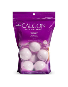 Baños Efervescentes Calgon Lavanda y Miel 8 Piezas