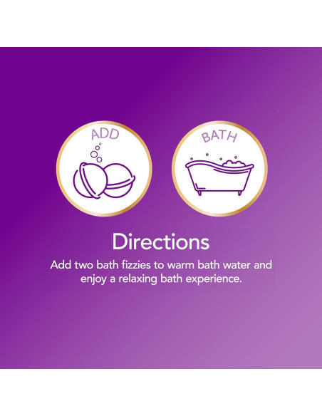 Baños Efervescentes Calgon Lavanda y Miel 8 Piezas