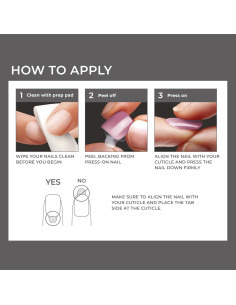 Uñas Postizas KISS imPRESS Premium Azul Almendrada 30 Uñas 2