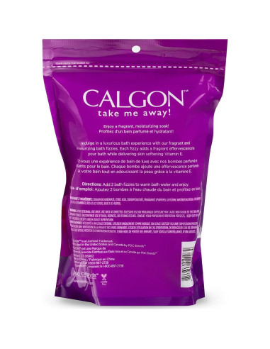 Baños Efervescentes Calgon Lavanda y Miel 8 Piezas