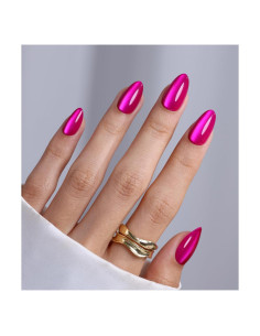 Uñas Postizas GJZEZ Ojo de Gato Rosa Fucsia 32 Piezas