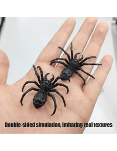 40 Bichos Falsos Realistas para Bromas - Cucarachas y Arañas 2