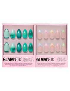 Kit de Uñas Postizas Glamnetic - Sirena Verde y Confeti