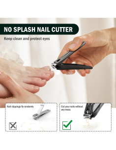 Cortauñas Grande FVION con Recogedor - Set 2 Piezas 2