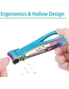 Cortauñas Gruesas Werlla Multicolor con Mango Largo 17mm 2