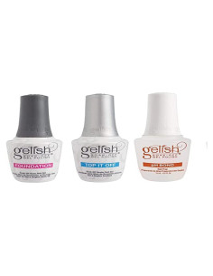 Kit de Esmalte de Uñas Gelish Terrific Trio 15ml - Gel Base, pH Bond y Top Coat