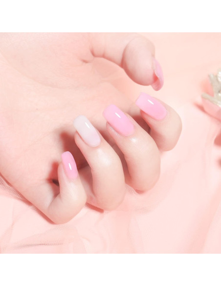 Kit de Esmalte de Uñas Gel Artdone 6 Colores Transparente