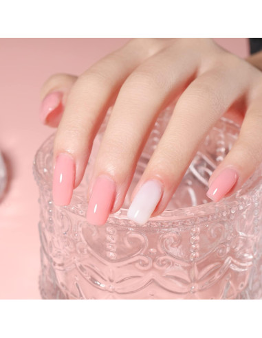 Kit de Esmalte de Uñas Gel Artdone 6 Colores Transparente