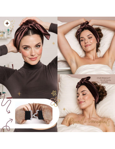 Juego de Rizadores de Cabello Sin Calor - Terciopelo 4 Piezas