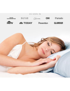 Juego de Fundas de Almohada Rey 100% Seda Morera Fishers Finery 2