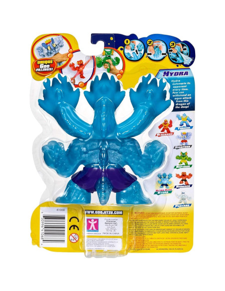 Héroes de Goo JIT Zu Hidra Dragón Tres Cabezas Ultra Raro