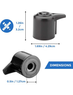 Válvula de liberación de vapor ZuKaYeHome para Instant Pot 3-8 Qt 2