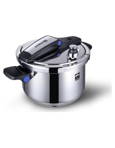 Olla de presión KOBACH 8QT acero inoxidable con seguridad