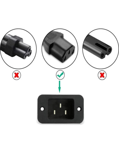 Cable de Alimentación 3FT para Olla de Presión Eléctrica
