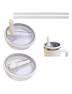 2 Tapas de Reemplazo FUTYA para Vaso Stanley Quencher 1.2L