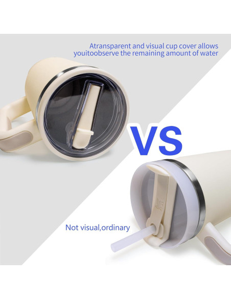 2 Tapas de Reemplazo FUTYA para Vaso Stanley Quencher 1.2L