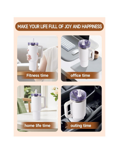 Paquete de 2 tapas desmontables ProTour para vaso Stanley 40 oz